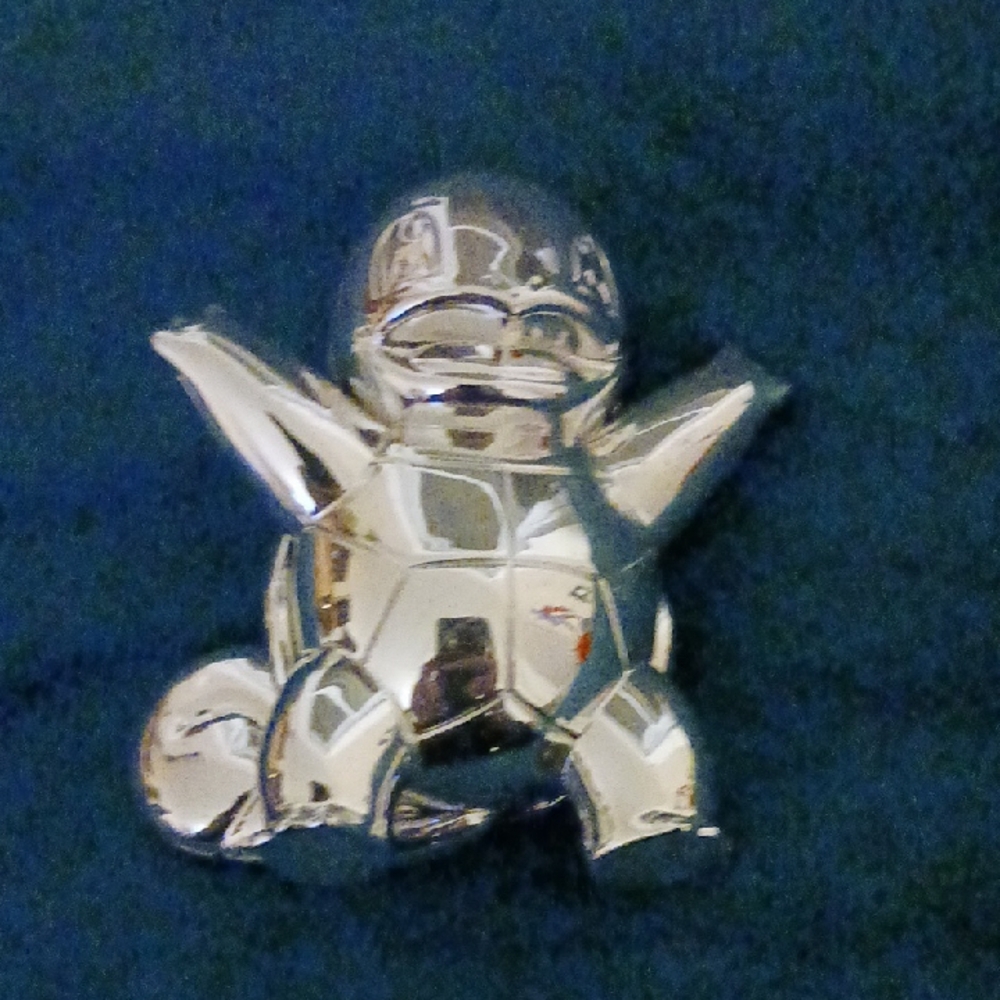 Silver Squirtle Figurine